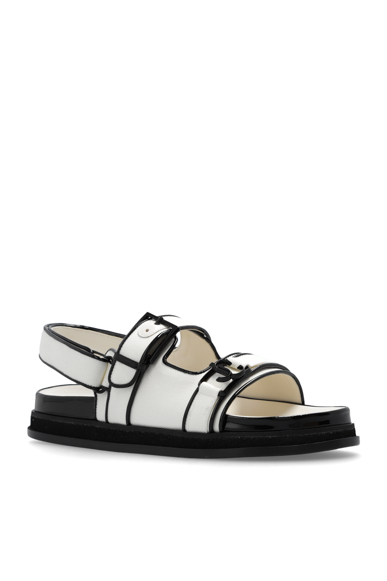 SALE!!Jimmy Choo★ELYN FLAT Jimmy Choo Off-White Elyn Flat Sandals Jimmy Choo